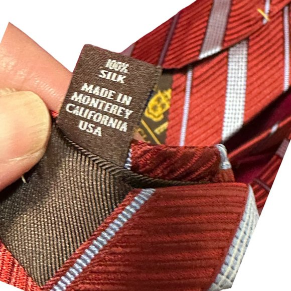 ELEGANT AND CLASSIC ROBERT TALBOT MEN'S TIE - 100% SILK - NEW WITH TAG - Picture 5 of 6